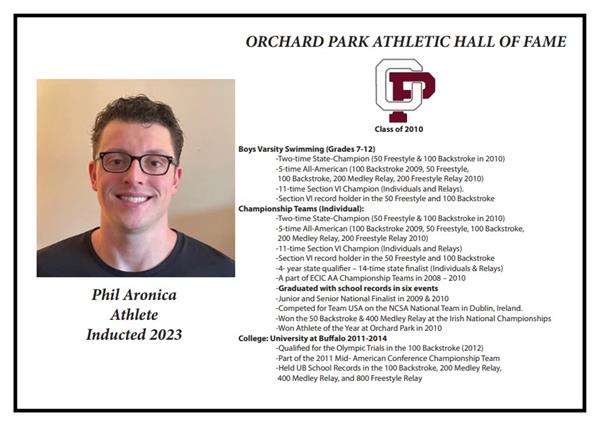 Phil Aronica, inducted 2023